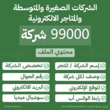 دليل المتاجر الالكترونية والشركات الصغيرة في السعودية